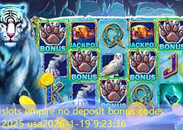 slots empire no deposit bonus codes 2025 usa